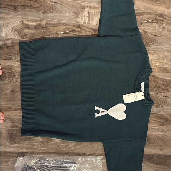 Green Ami de Paris sweater - Picture 2 of 7